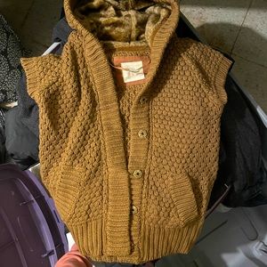 Zara chunky knit vest